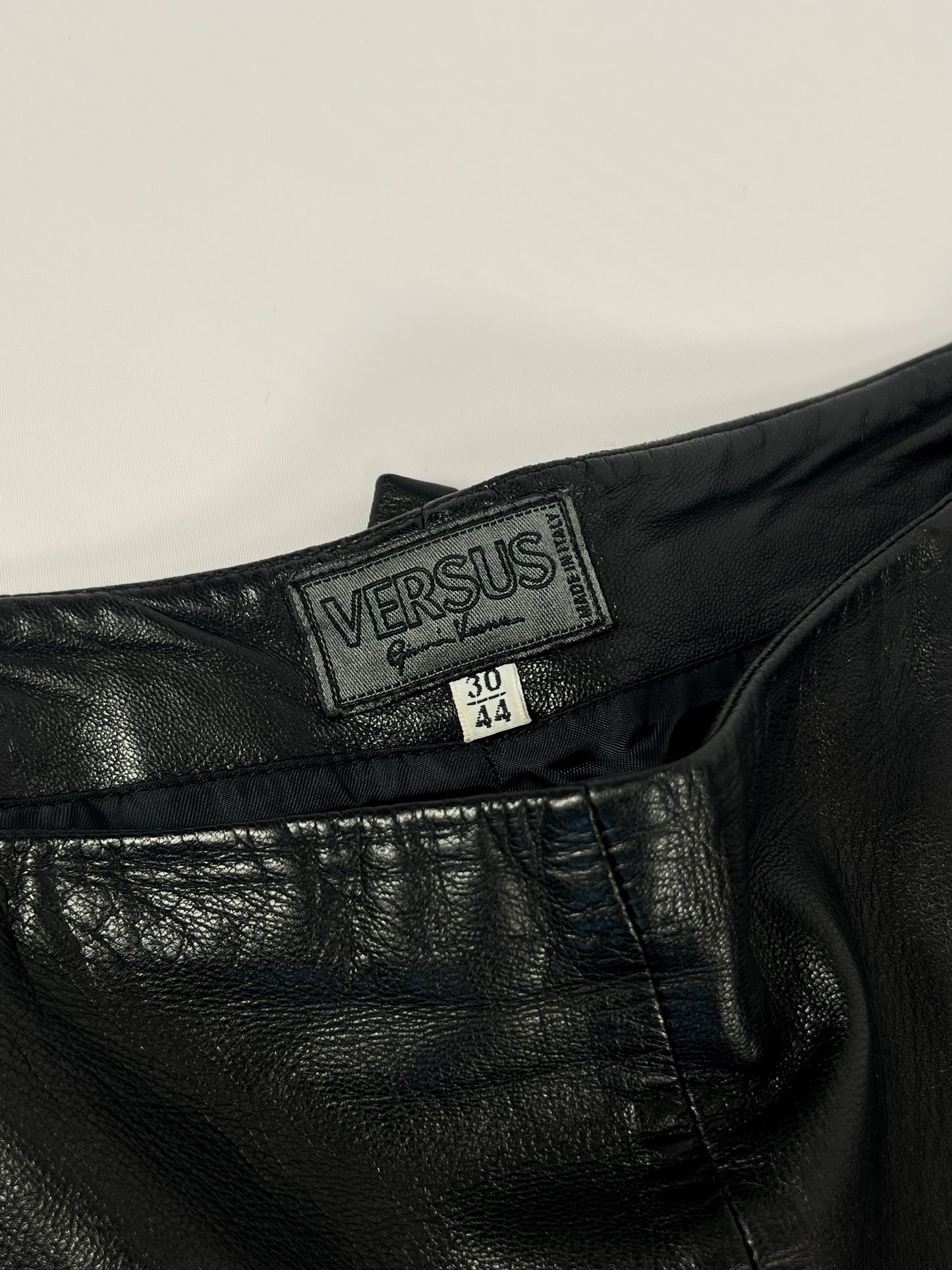 Pantaloni in Pelle Gianni Versace Versus