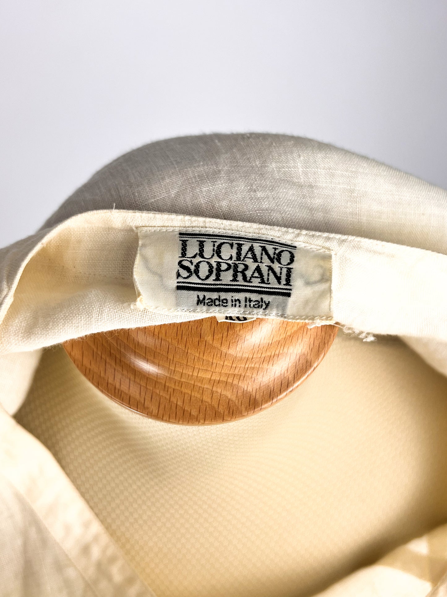 Completo Luciano Soprani in Lino anni '80