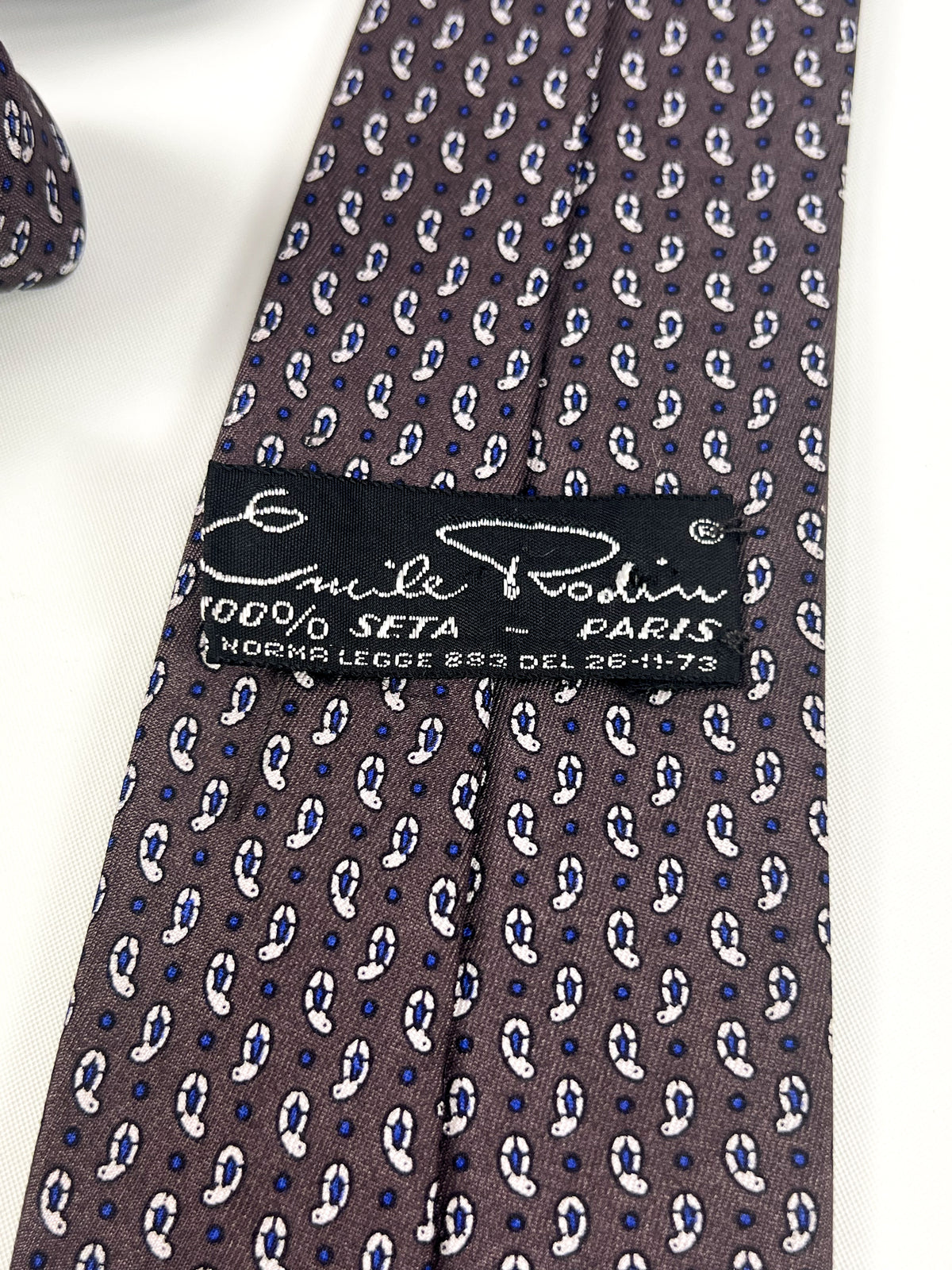 Emile Rodin '70s Paisley Tie