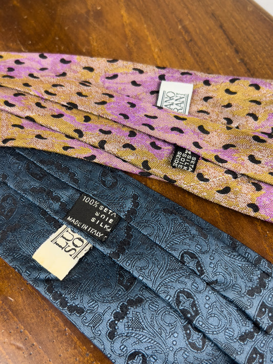 Cravates vintage Luciano Soprani