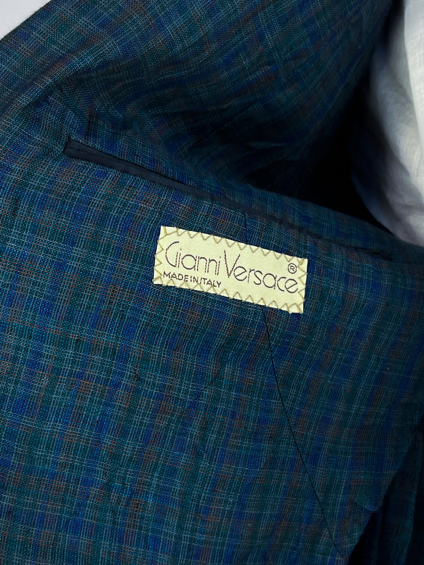 Giacca Gianni Versace in Puro Lino anni '80