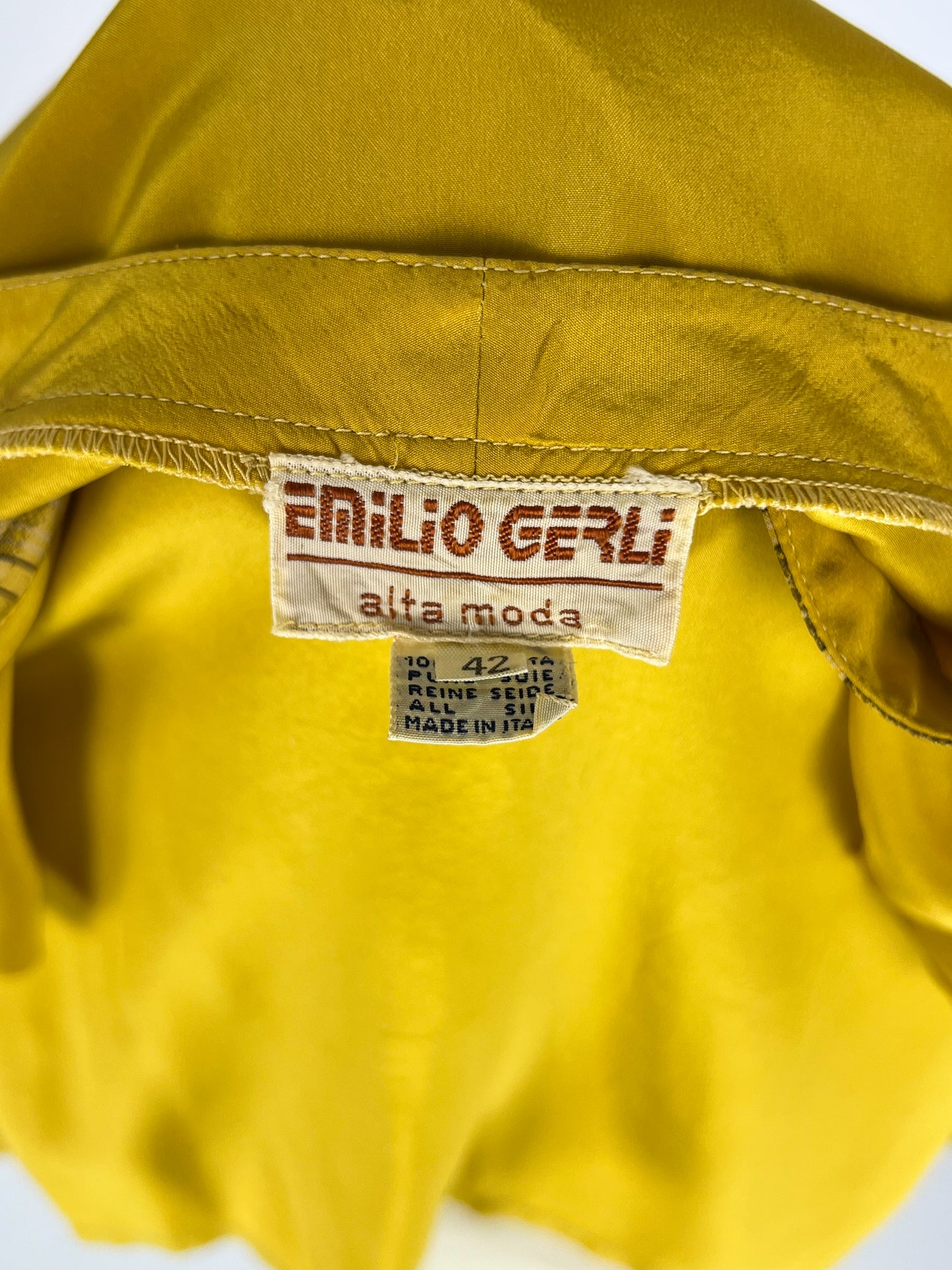 Maglia Emilio Gerli anni ‘70 in Seta