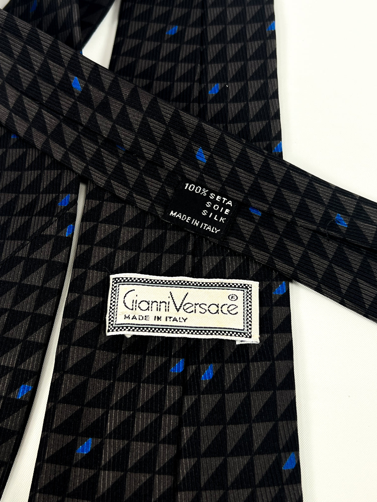 Gianni Versace Geometric Tie