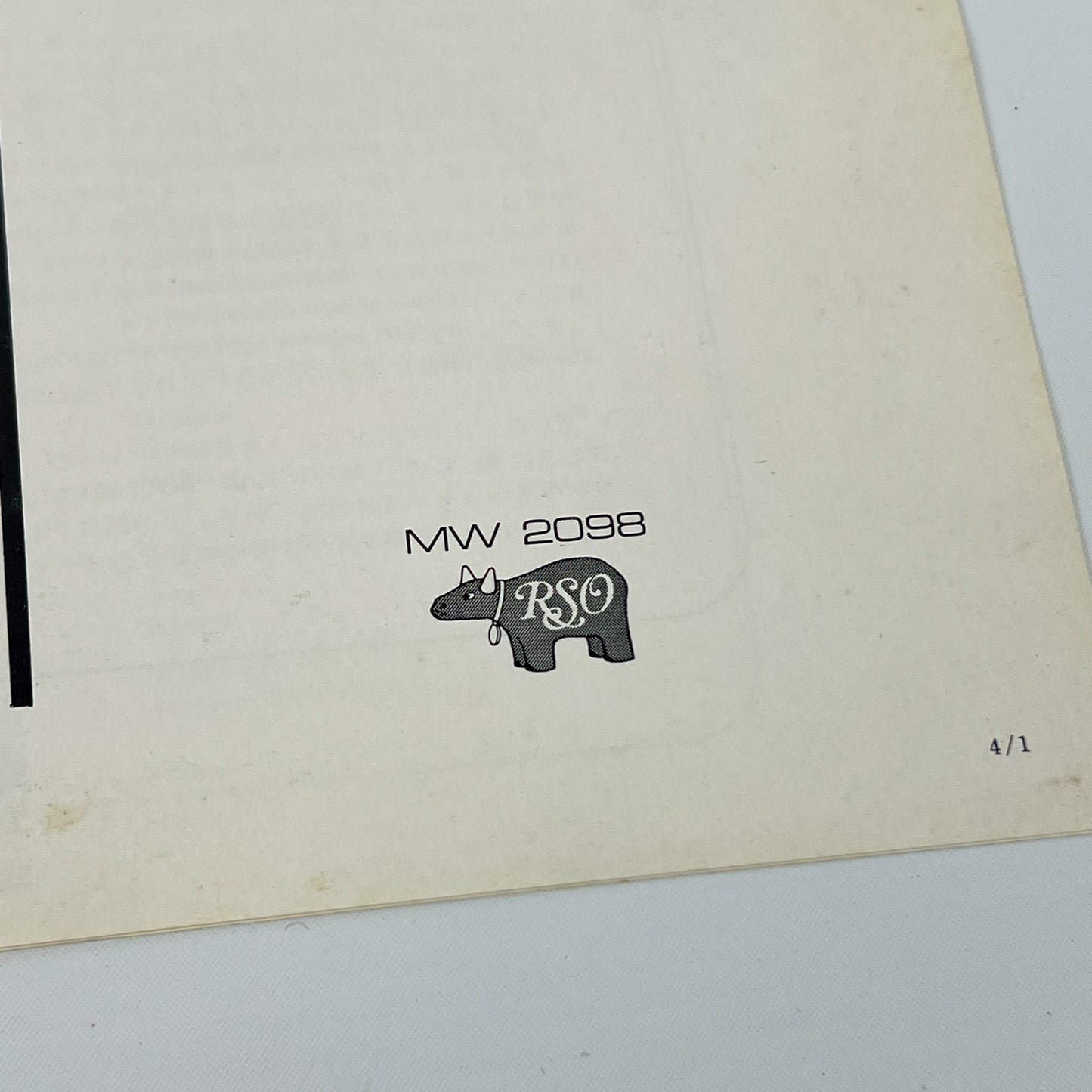 Eric Clapton – 461 Ocean Boulevard – 1ª Edizione Giapponese MW 2098 1974