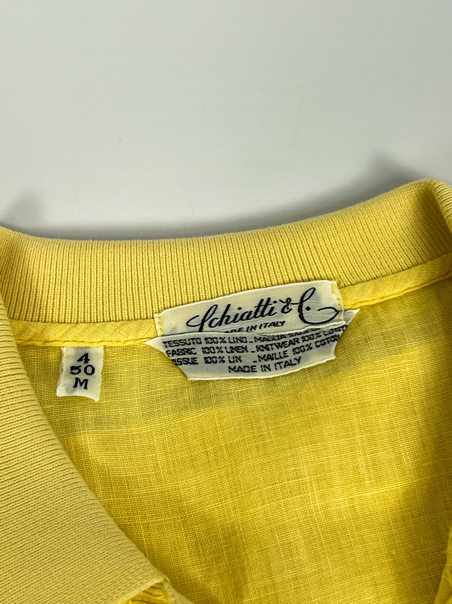 Polo Schiatti anni ‘60 in Puro Lino