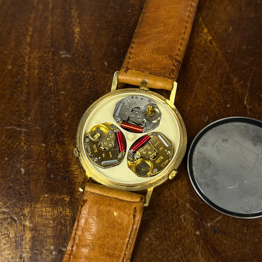 Orologio Silver Tre Movimenti