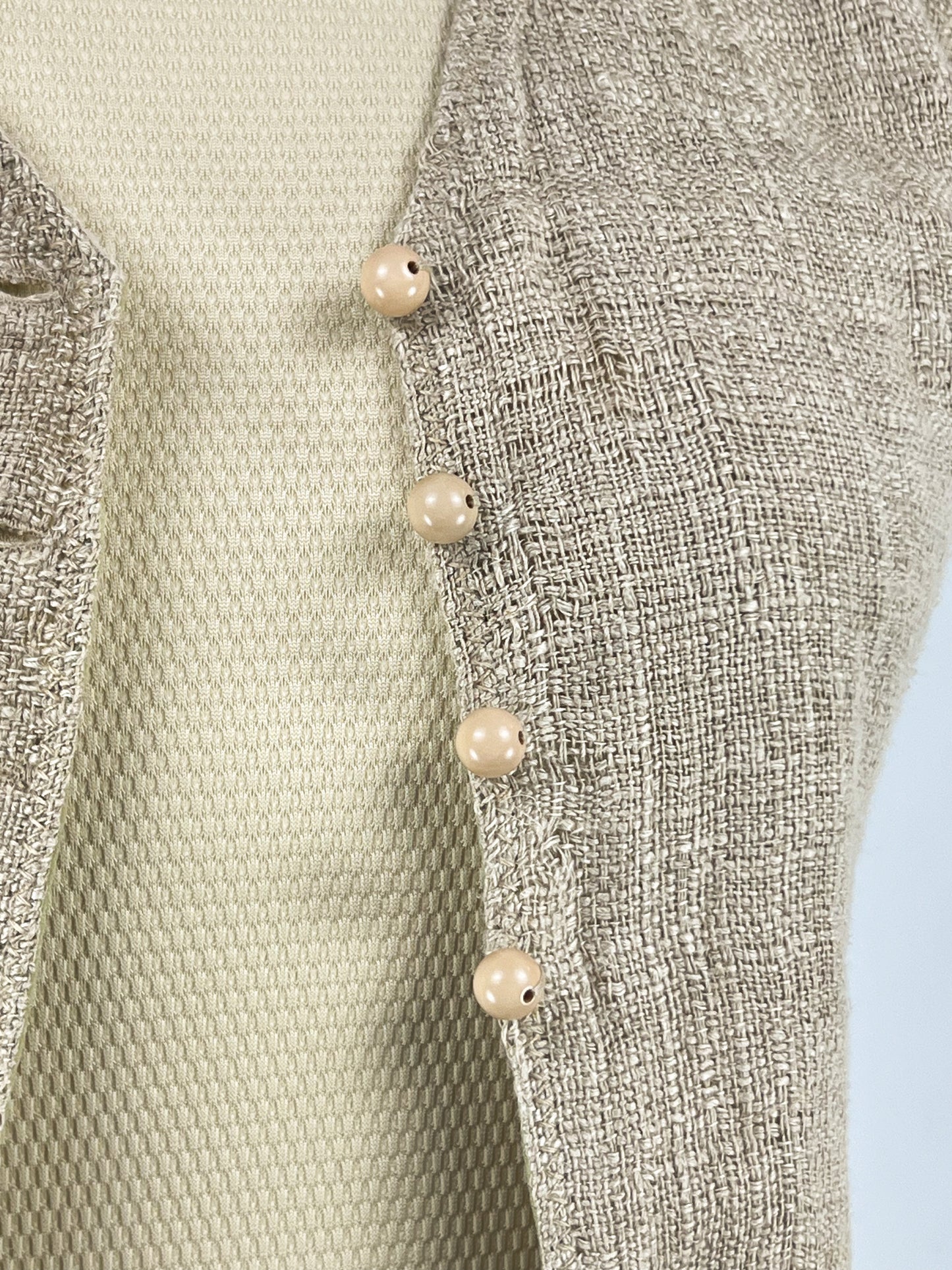 Gilet lungo La Perla in Puro Lino