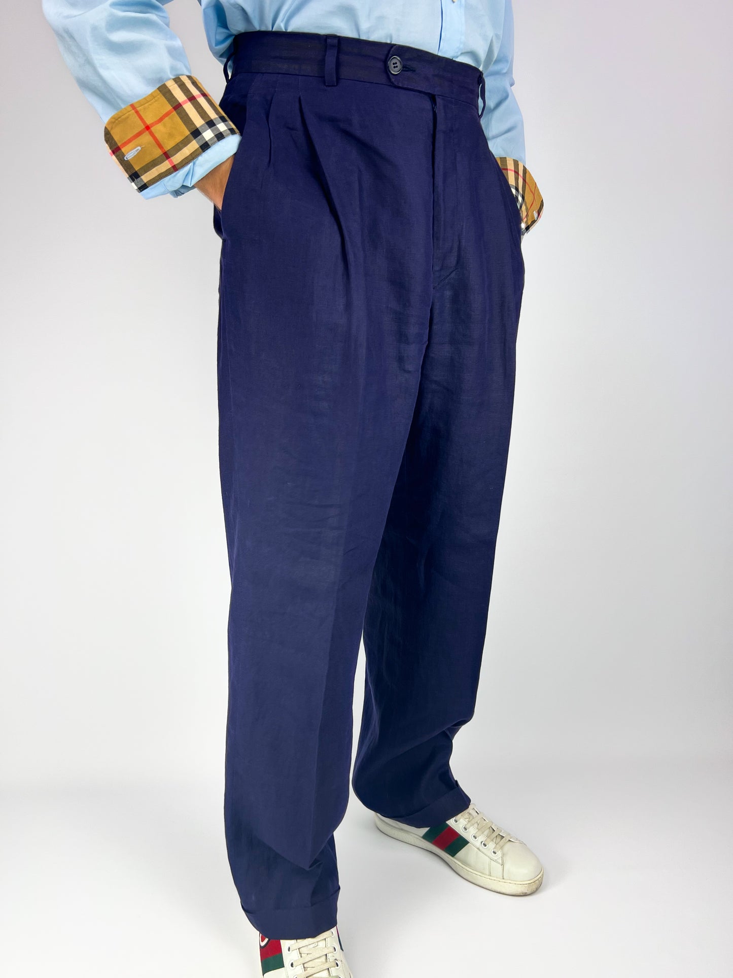 Pantaloni Sartoriali in Lino