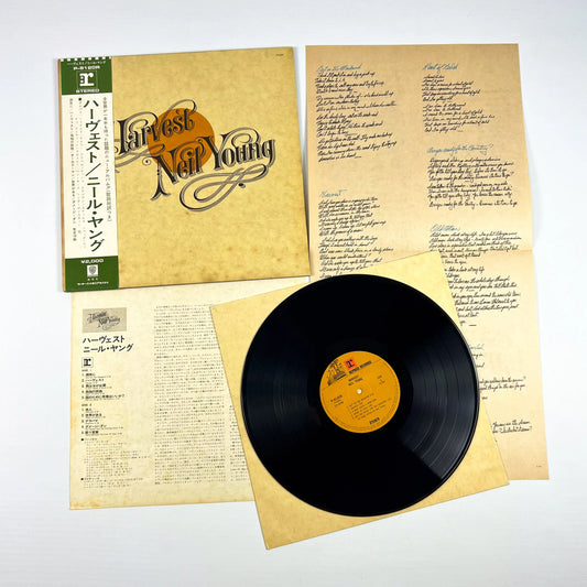 NEIL YOUNG – Harvest Première Presse Japonaise P-8120R 1972 OBI