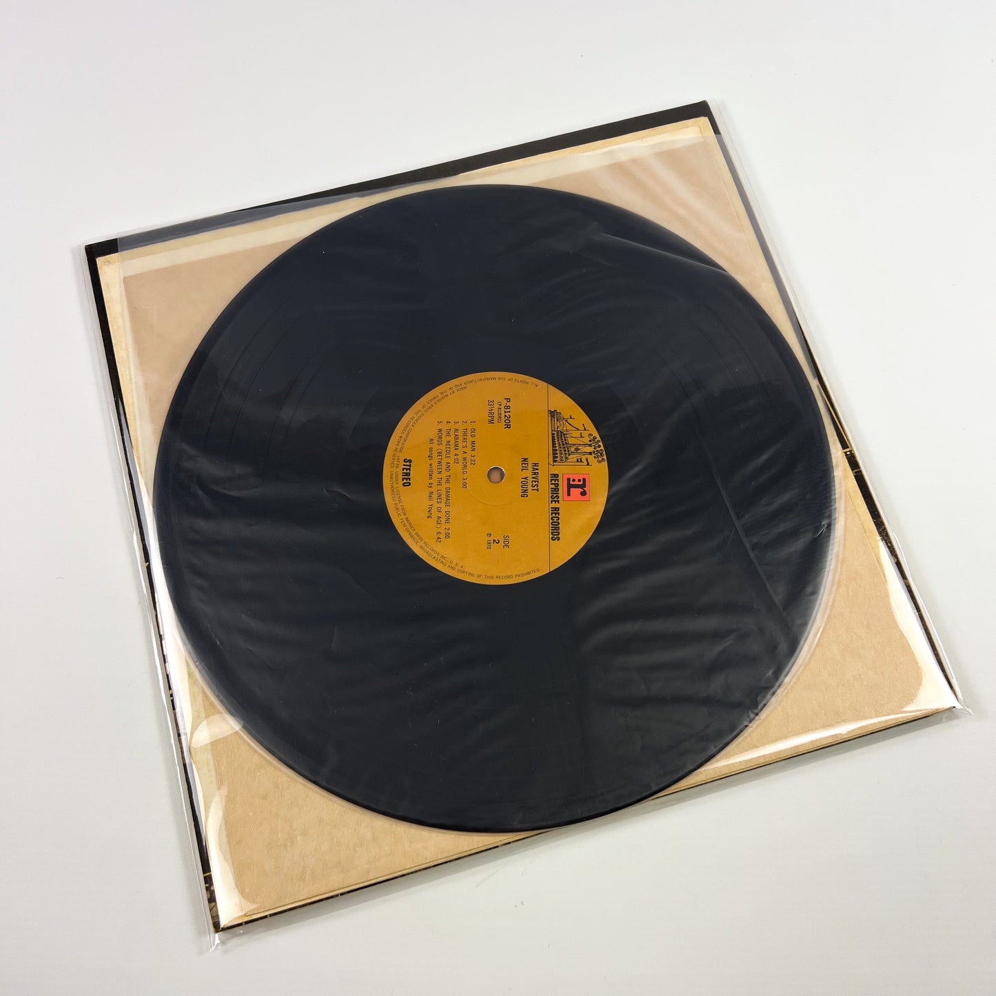 NEIL YOUNG – Harvest – 1re édition japonaise – Warner/Pioneer P-8120R (OBI 2 000 ¥) 1972