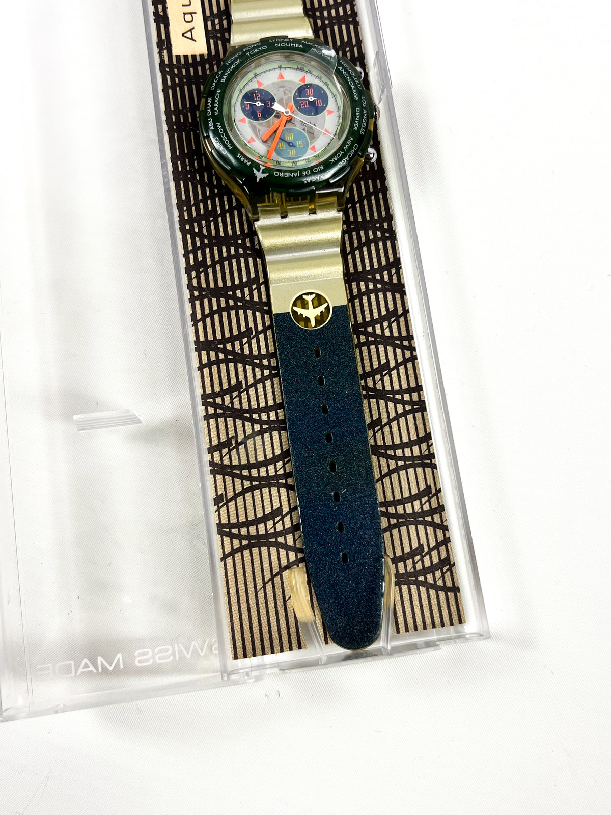 Swatch Aqua Chrono « Happy Landing » SBK109 1995