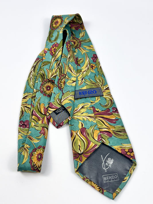Cravatta vintage Kenzo florale