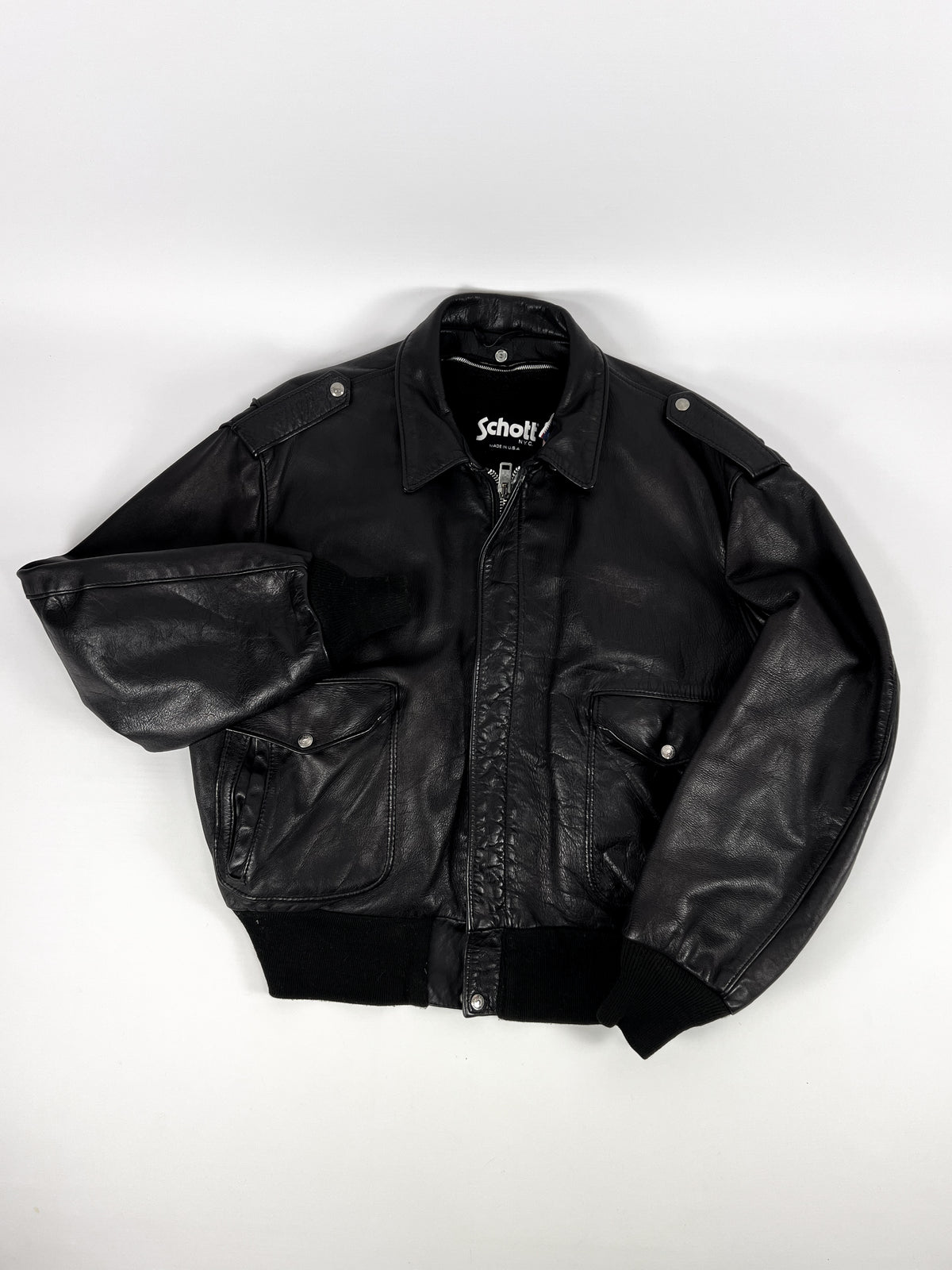 Blouson Bomber Schott 684SM Fabriqué aux États-Unis