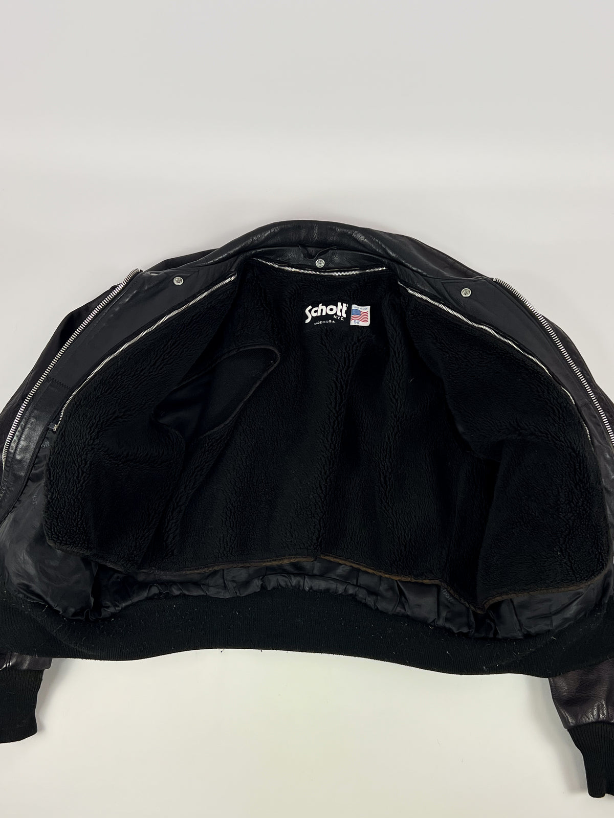 Blouson Bomber Schott 684SM Fabriqué aux États-Unis