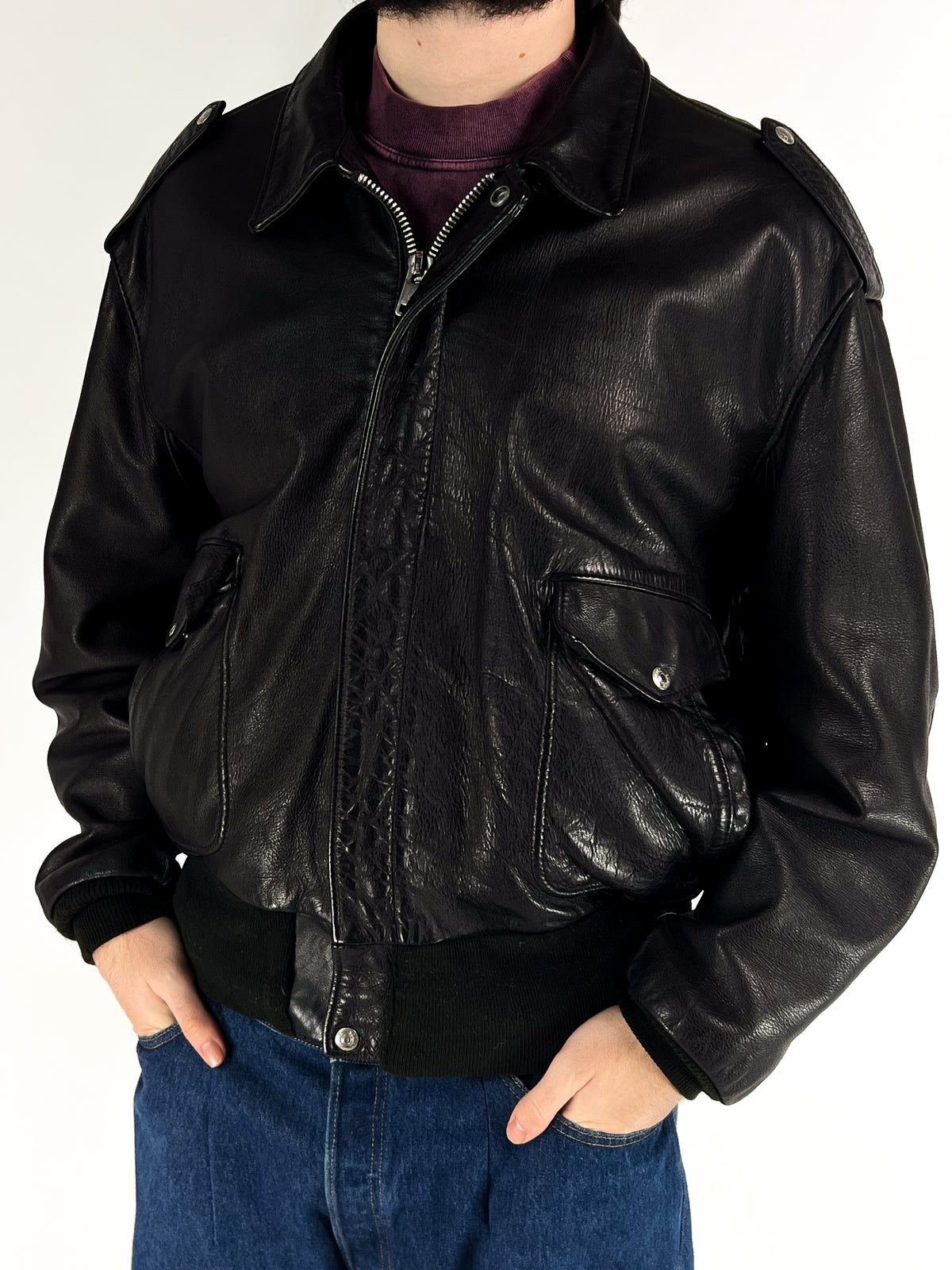 Blouson Bomber Schott 684SM Fabriqué aux États-Unis