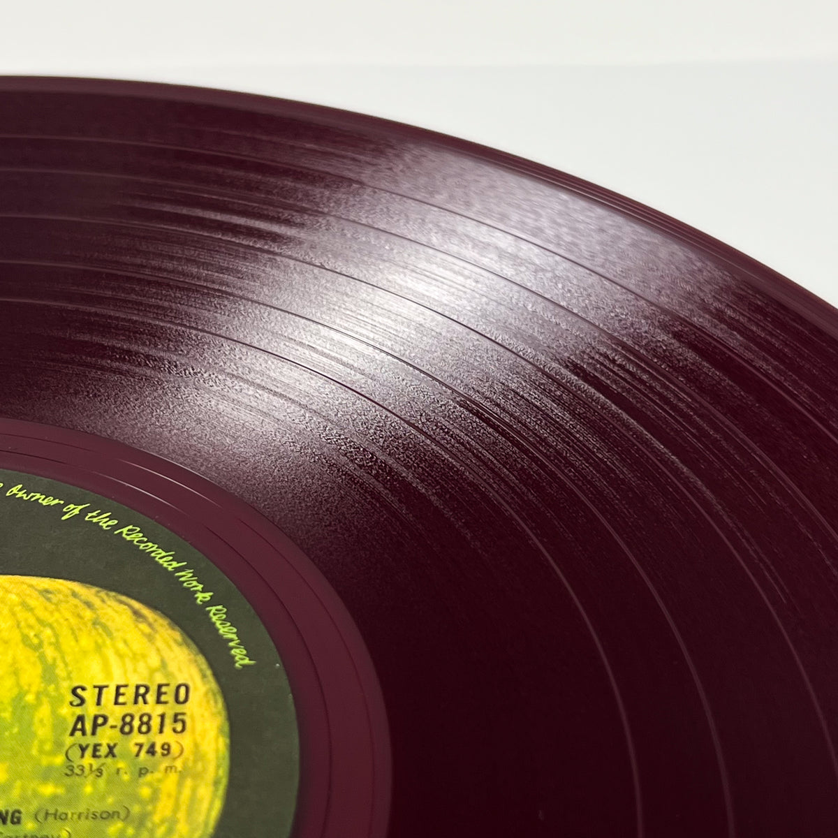 THE BEATLES – Abbey Road Prima Stampa Giapponese AP-8815 1969 Red Vinyl OBI SHRINK