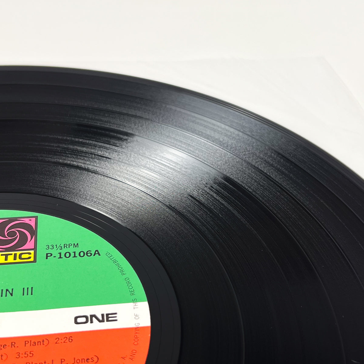 LED ZEPPELIN - Led Zeppelin III Impression japonaise - Atlantic P-10106A 1976 AFFICHE