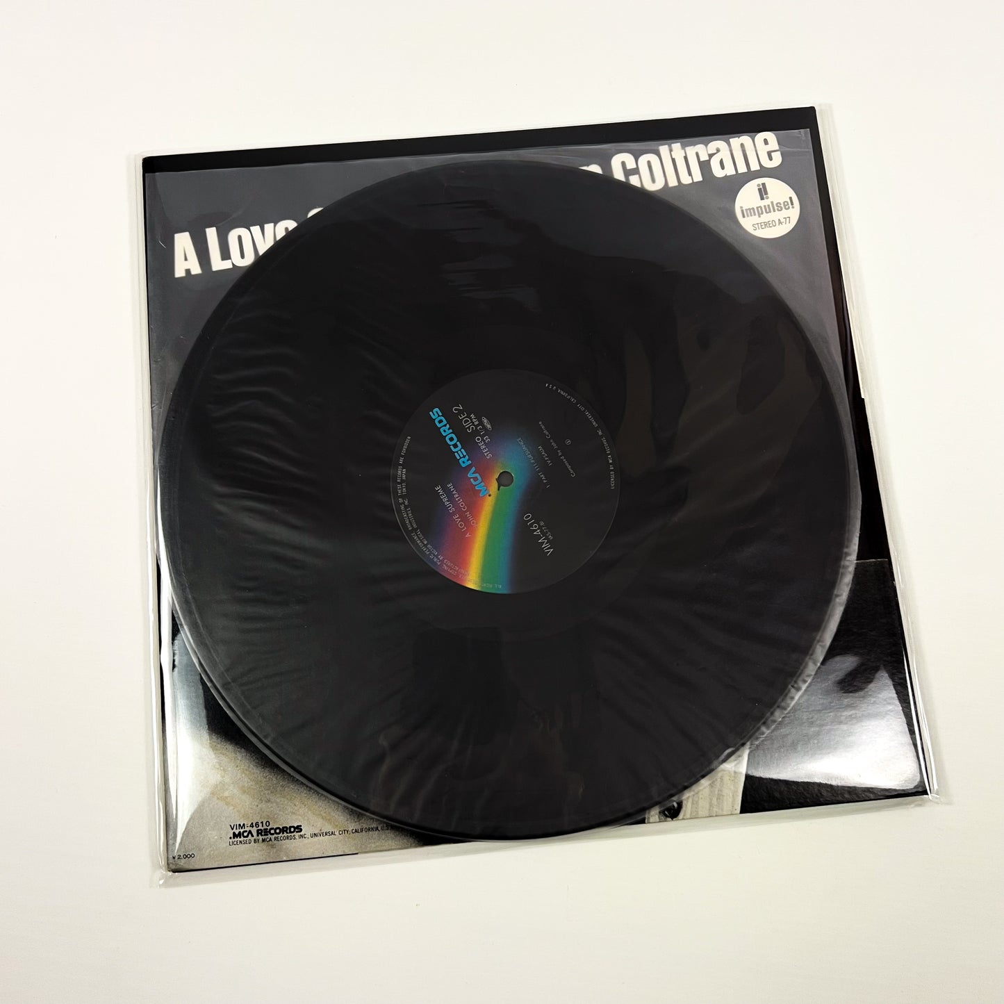 JOHN COLTRANE – A Love Supreme - Stampa Giapponese – MCA Records VIM-4610 1980 Translucent Vinyl
