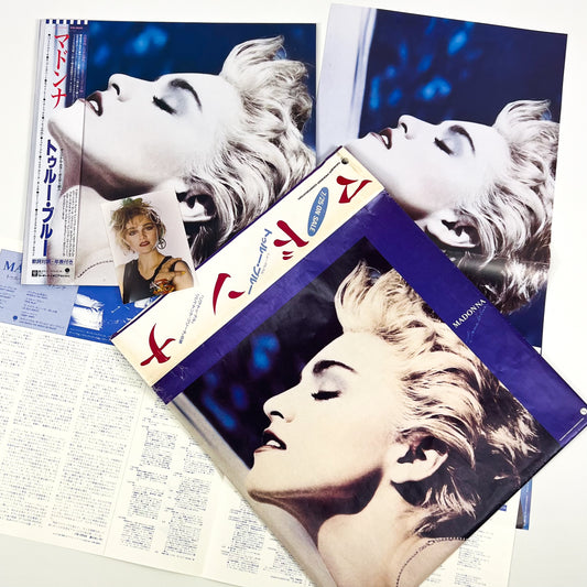 MADONNA – True Blue 1ª Edizione Giapponese - Warner Pioneer P-13310 1986 PROMO