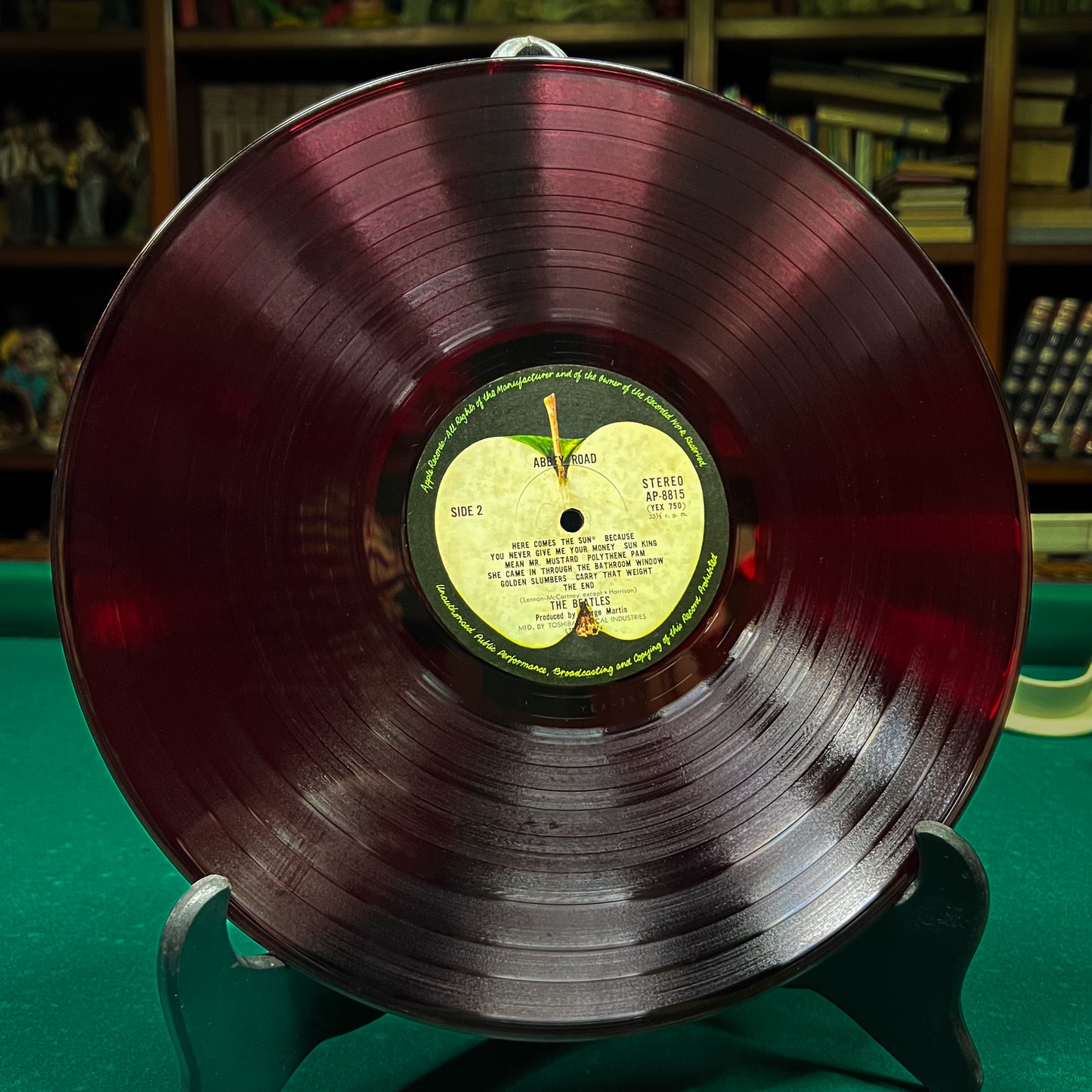 THE BEATLES – Abbey Road - 1ª Edizione Giapponese Apple AP-8815 1969 ROSSO