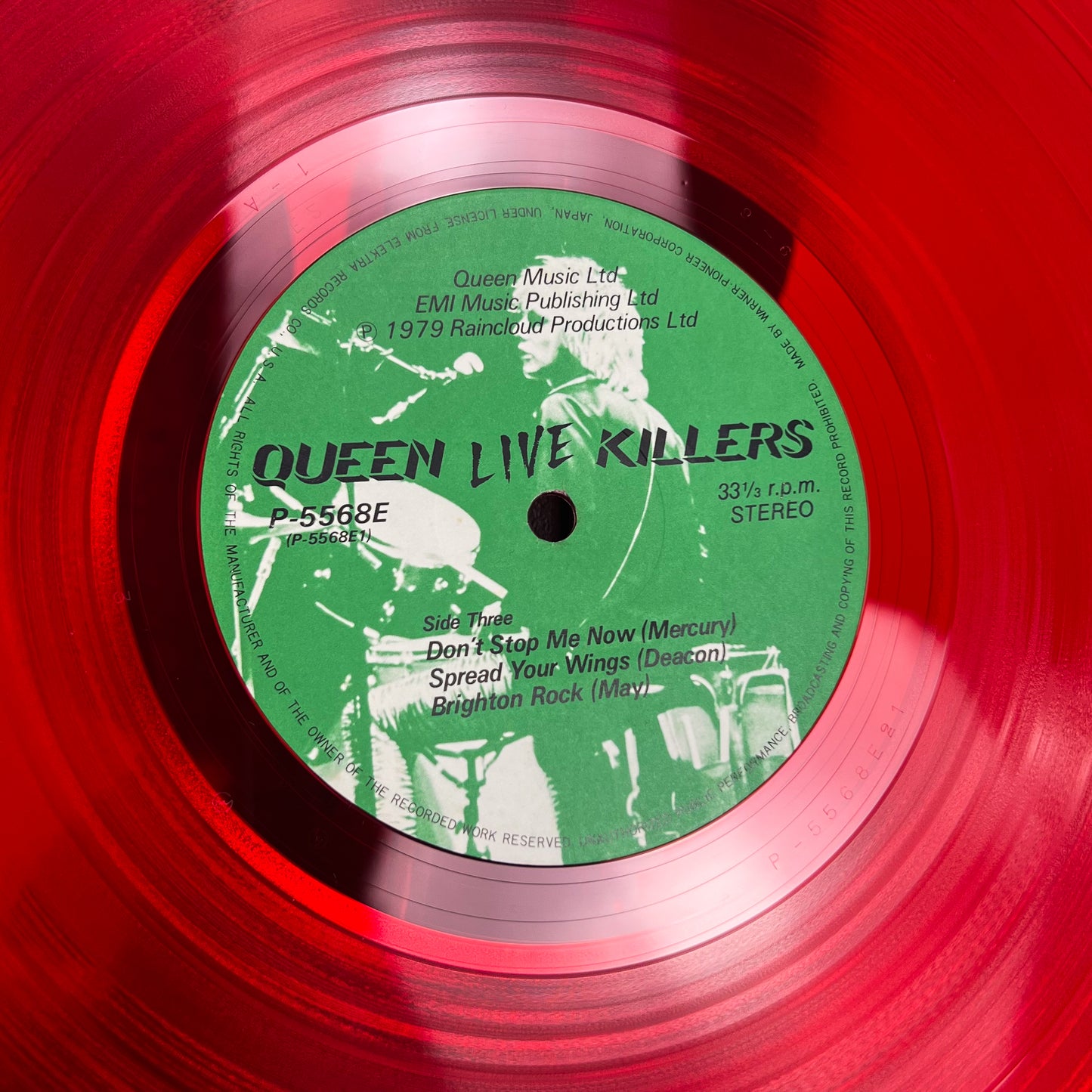 QUEEN – Live Killers 1ª Edizione Giapponese – Warner P-5567~8E 1979 – 2LP Colored