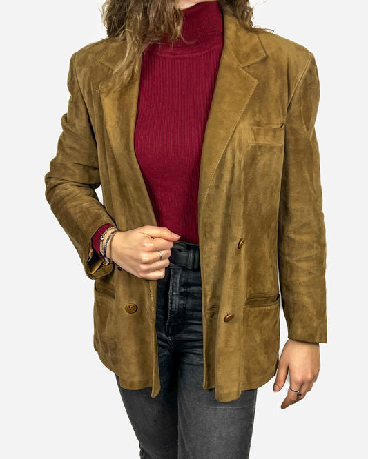 Giacca Castioni in Camoscio anni '80