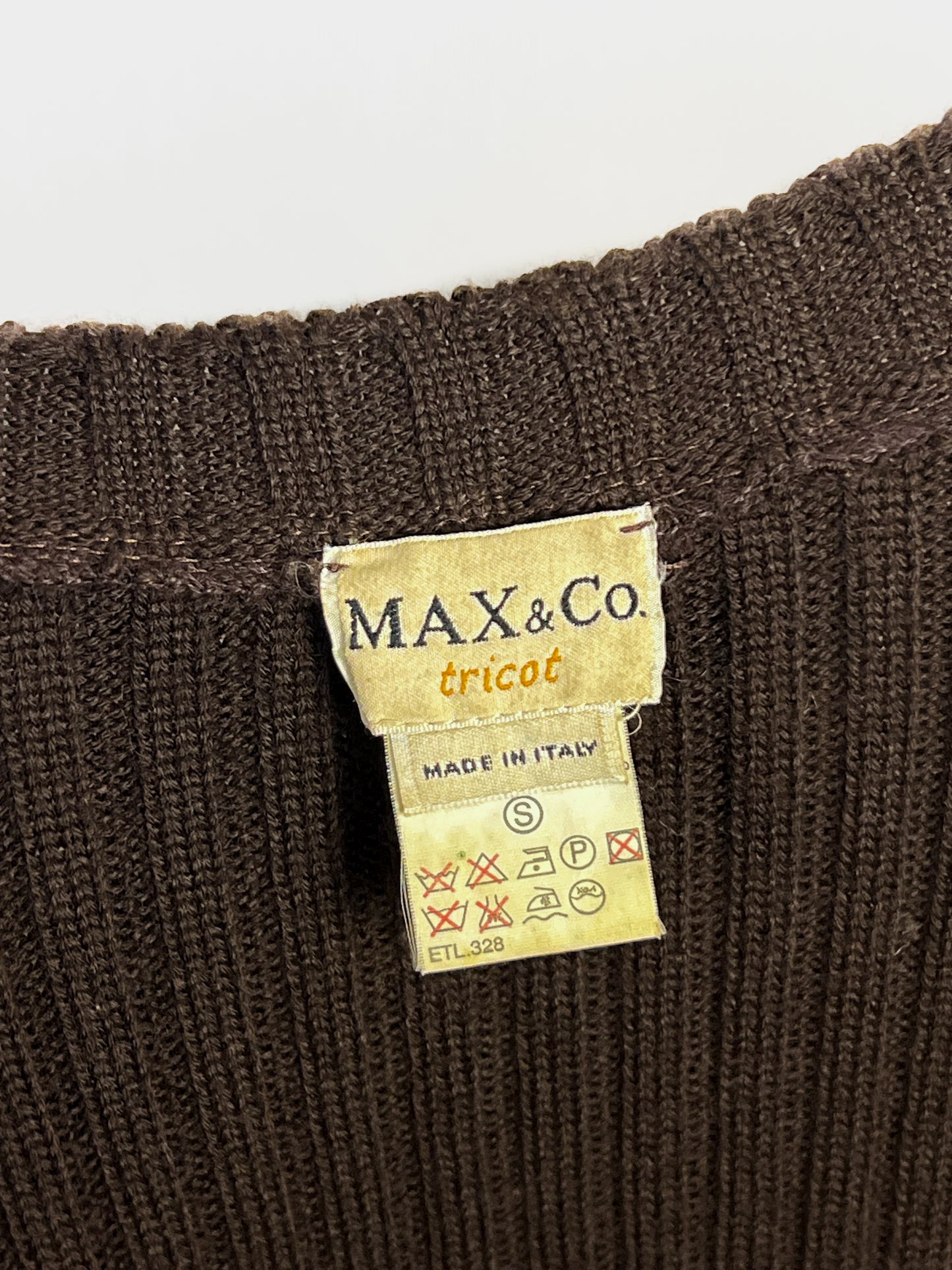 Giacca Max&Co Tricot in Pelle e Lana