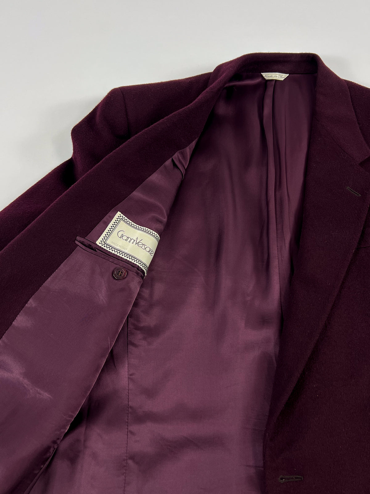 Gianni Versace Pure Wool 80s Jacket