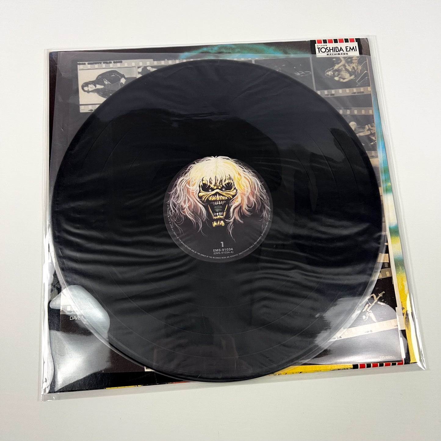 IRON MAIDEN – The Number Of The Beast 1st Japanese Edition” – EMI EMS-91034 1982 MATTE OBI