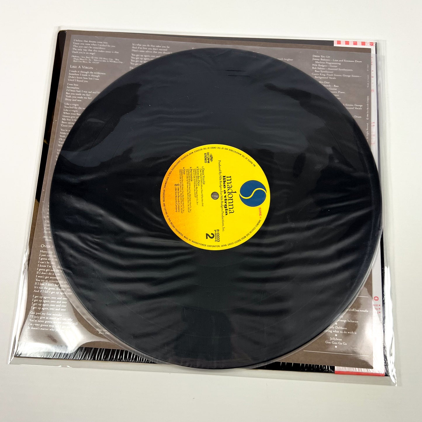 MADONNA – Like a Virgin 1ère Édition Japonaise – Warner Pioneer P-13033 1984 SOUS BLISTER