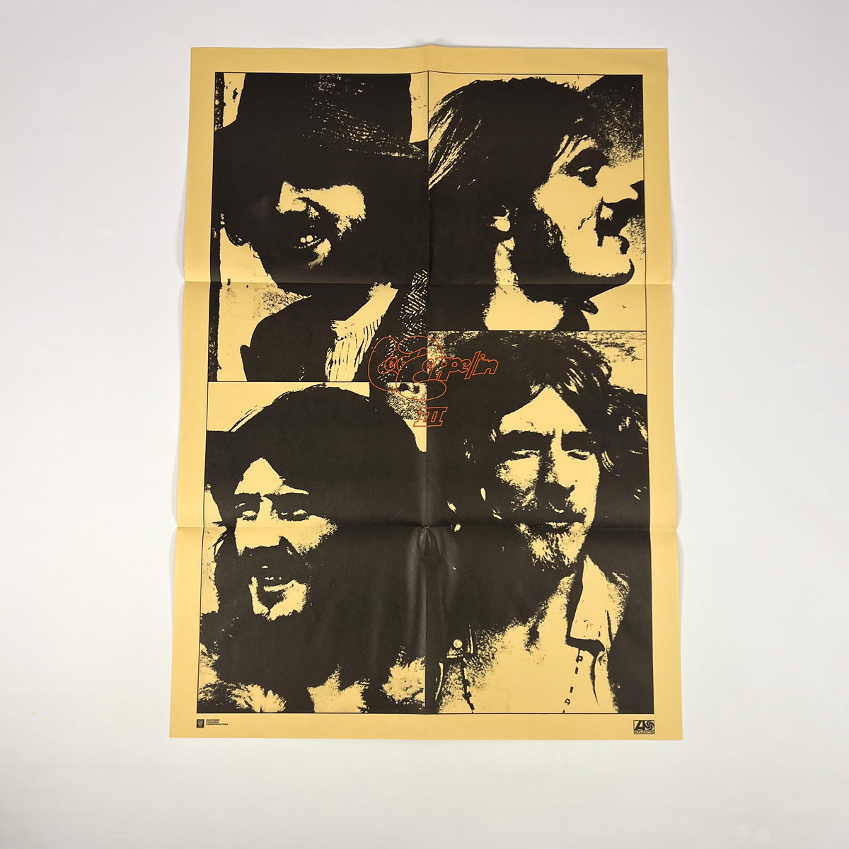 LED ZEPPELIN - Led Zeppelin III Stampa Giapponese P-10106A 1976 OBI POSTER