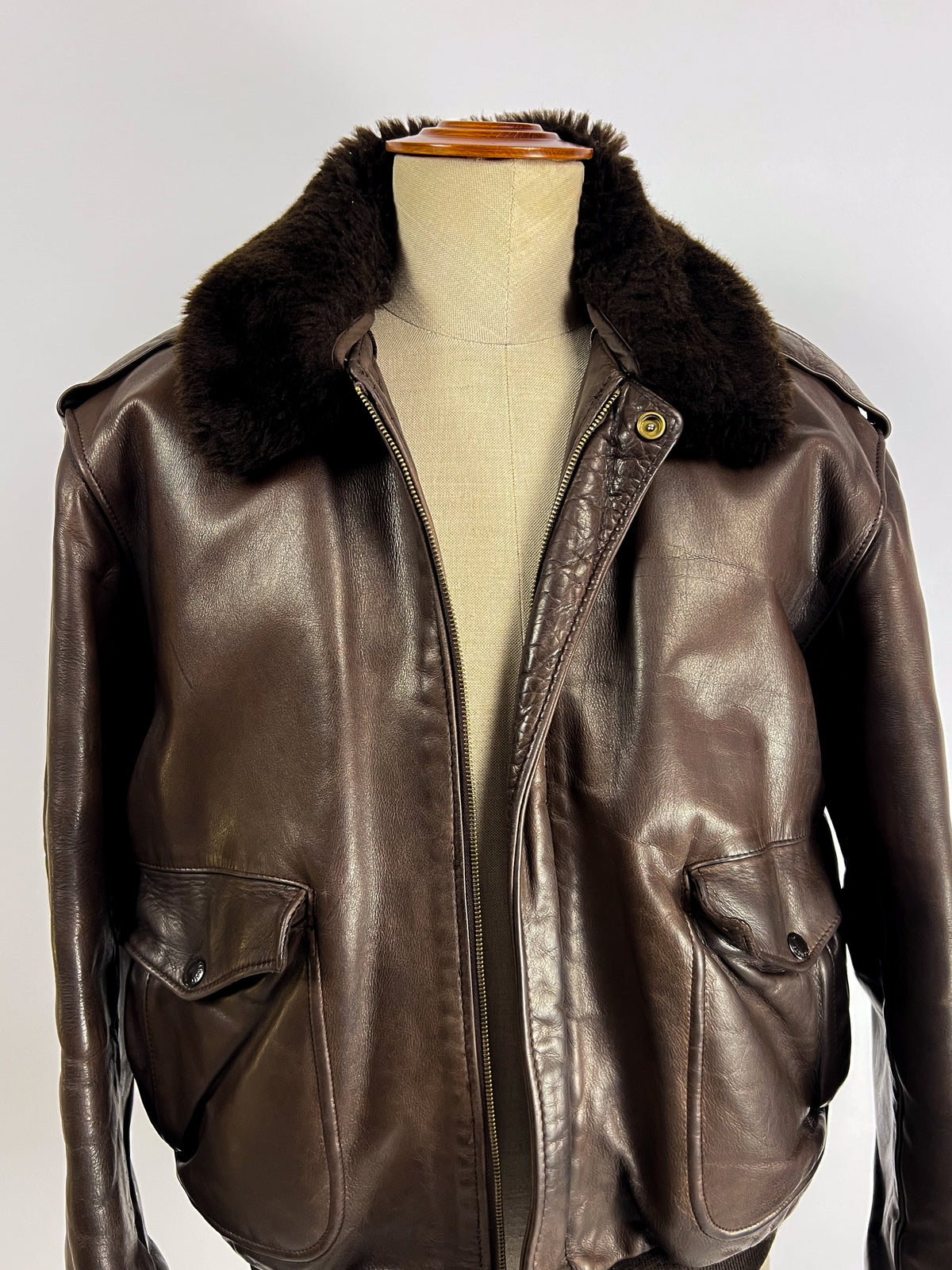 Veste bomber Schott 184SM fabriquée aux États-Unis, années 70