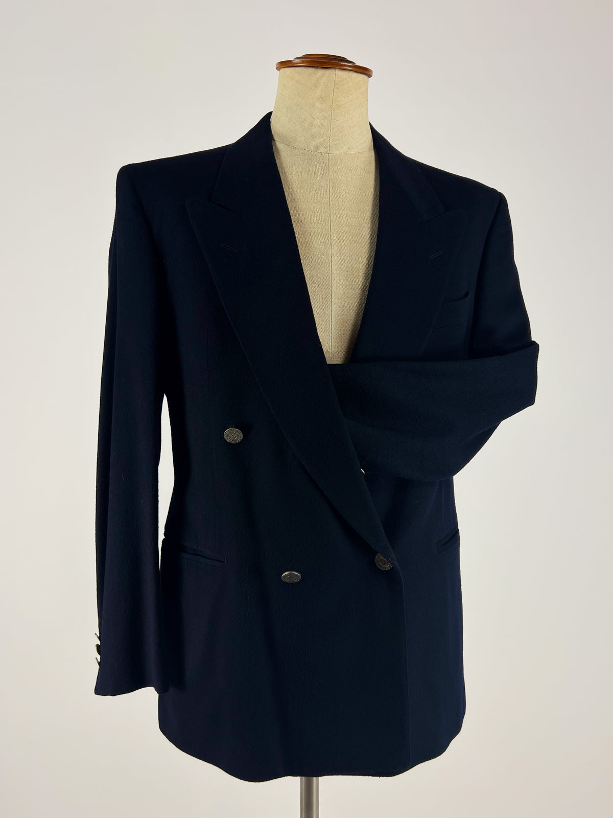 Veste croisée Gianfranco Ferré en cachemire 1989