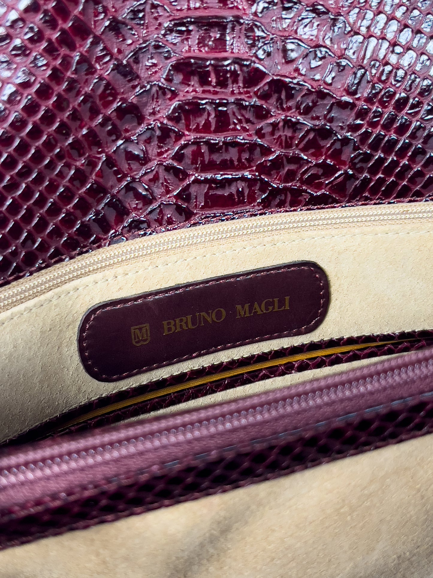 Borsa Bruno Magli in Pelle Pitonata