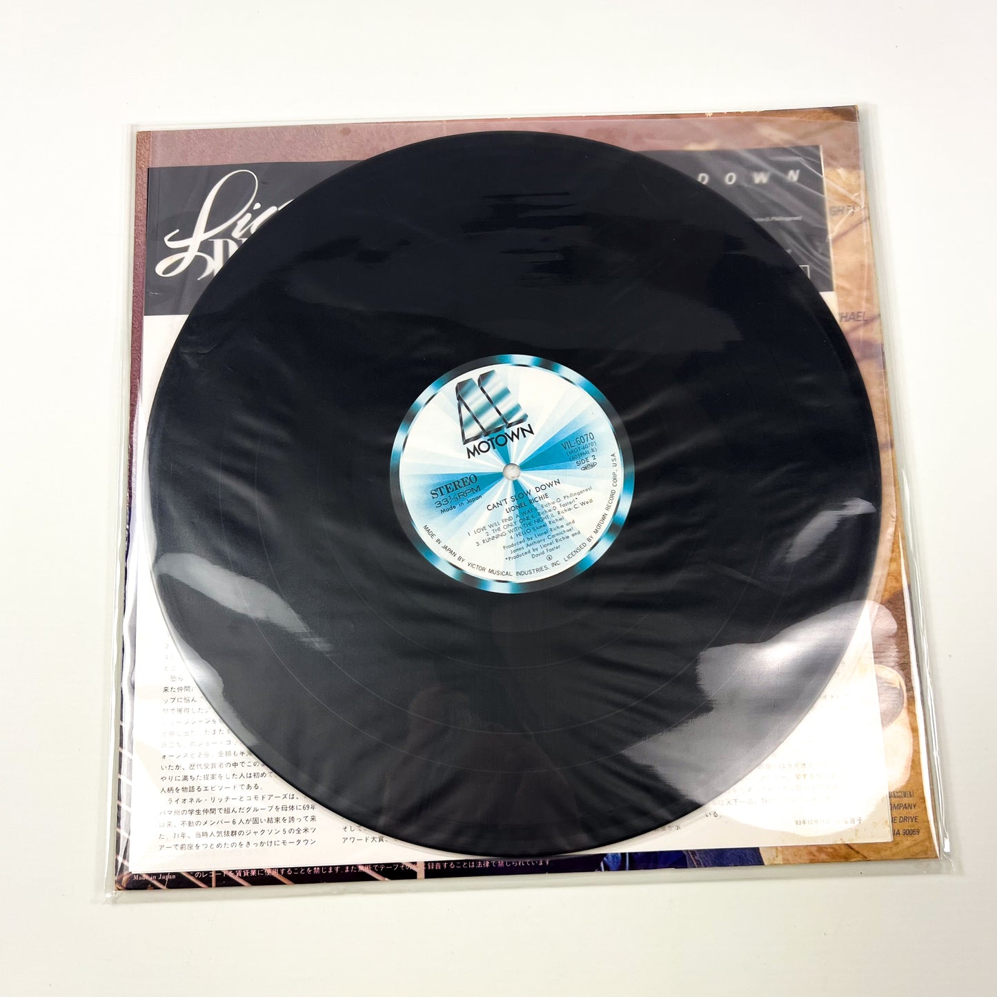LIONEL RICHIE – Can’t Slow Down 1ª Edizione Giapponese - Motown VIL-6070 1983