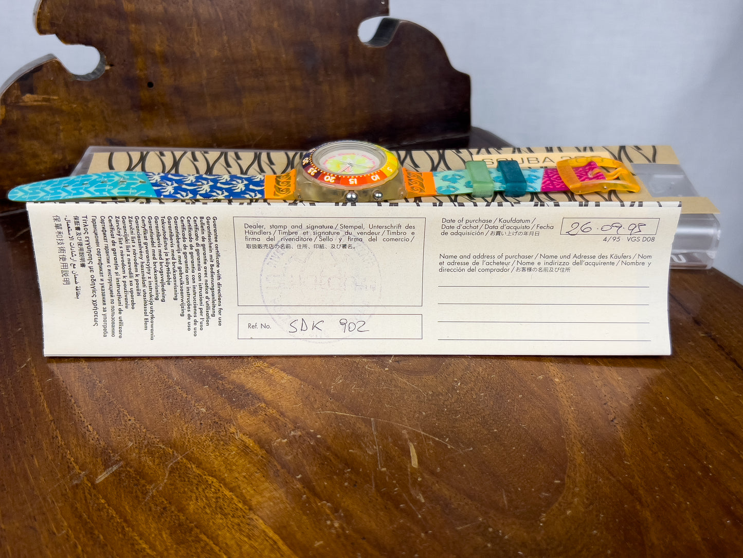 Swatch Loomi Scuba 200 “Mind the Shark” SDK902 1996