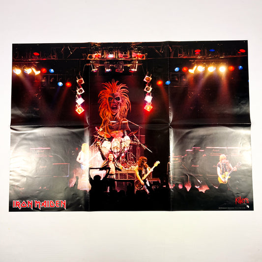 IRON MAIDEN – Killers 1ª Stampa Giapponese - Toshiba EMI EMS-91016 1981 - Ediz. Limitata Poster