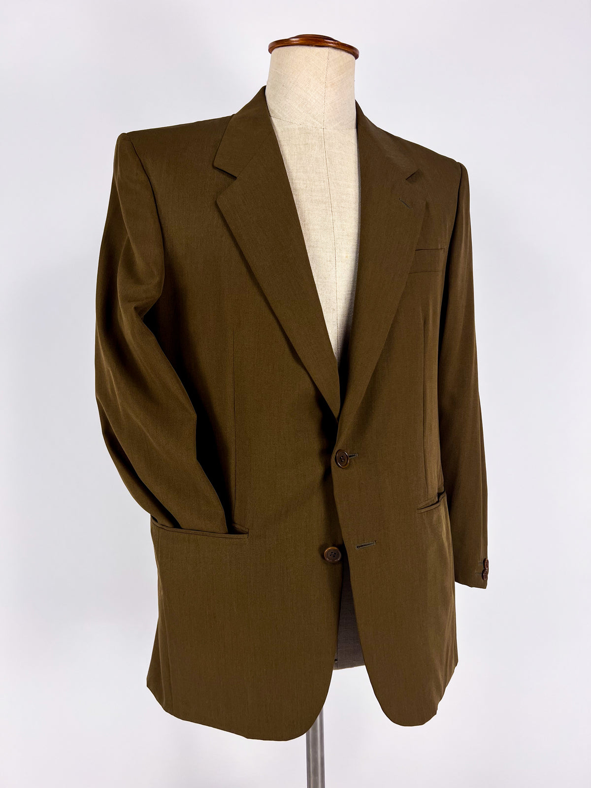 Vintage Class Confar Wool & Silk Jacket