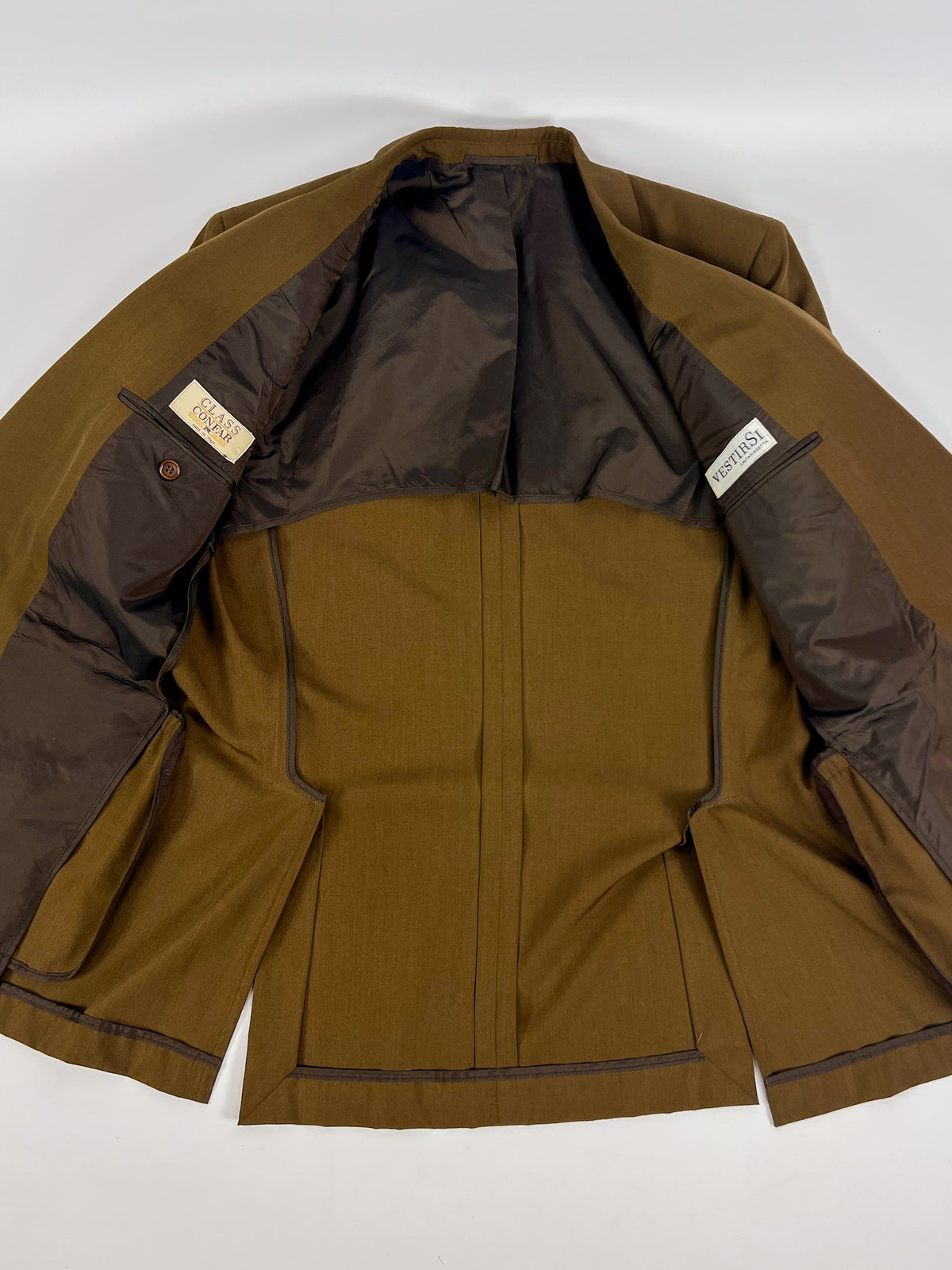 Vintage Class Confar Wool & Silk Jacket