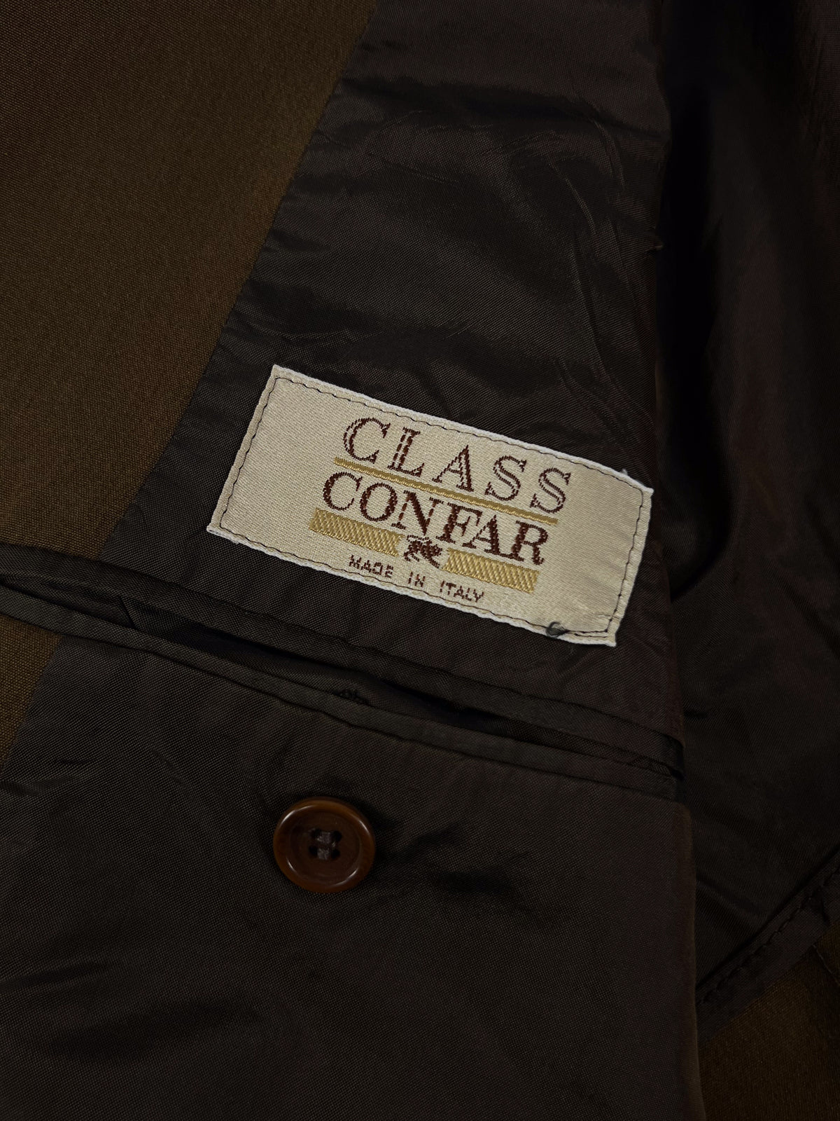 Vintage Class Confar Wool & Silk Jacket