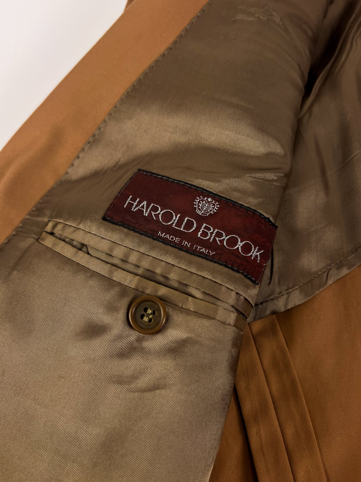 Harold Brook Vintage Tobacco Cotton Jacket
