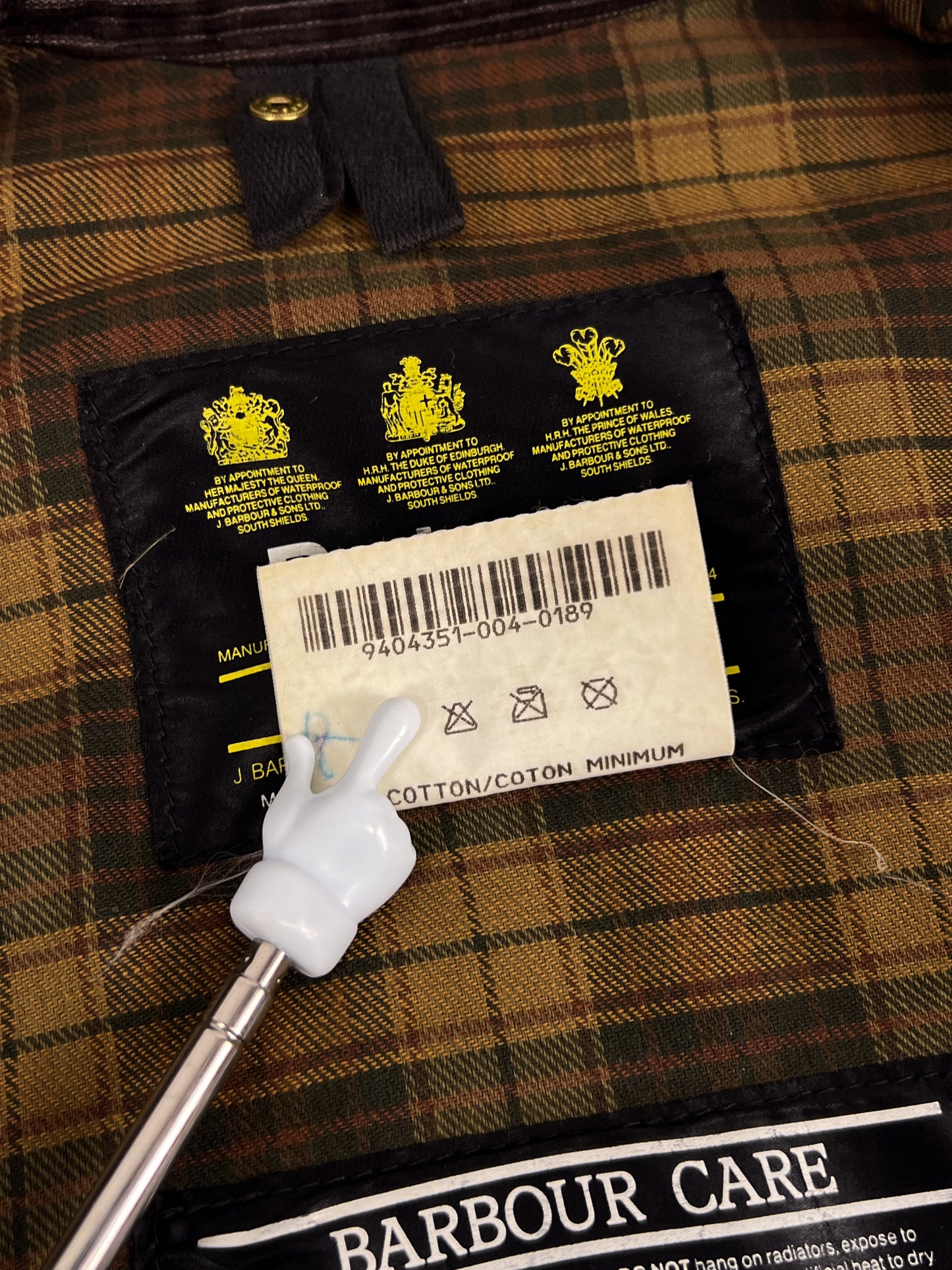 Barbour Beaufort Rustic 1994 C40 (M) - Hood