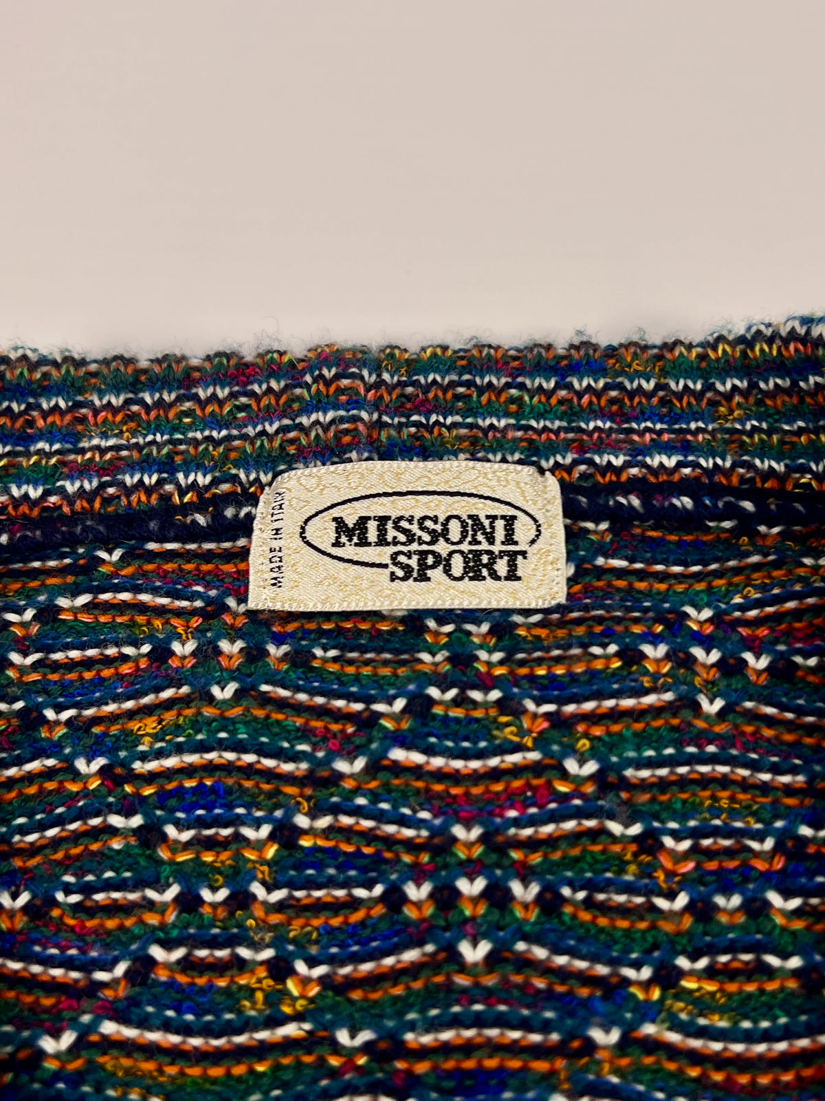 Gilet en laine vintage Missoni