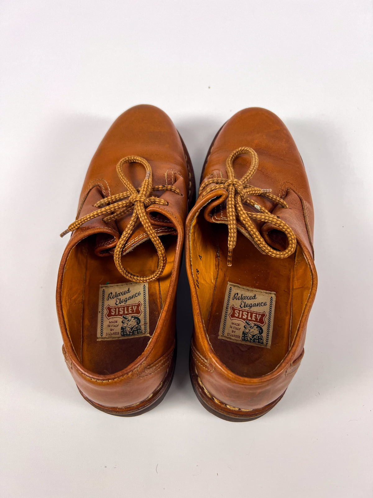 Chaussures en cuir Sisley années 80