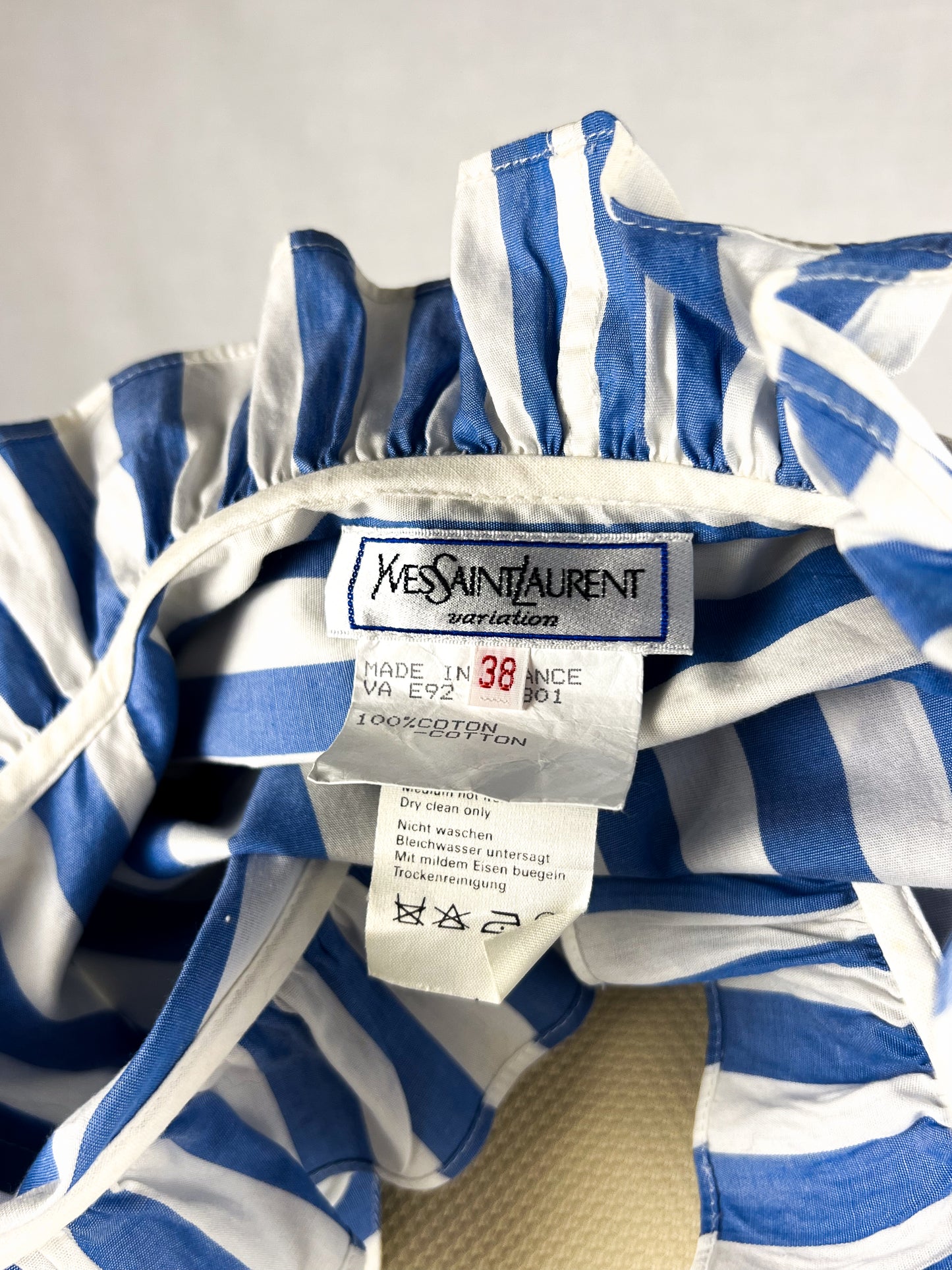 Camicia Yves Saint Laurent Variation anni '80