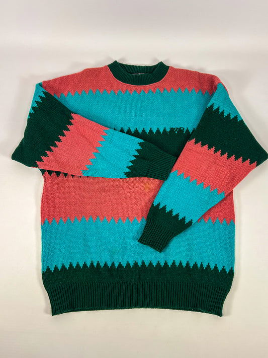 Maglione vintage J.B.O. multicolore – Styling in U.S.A.