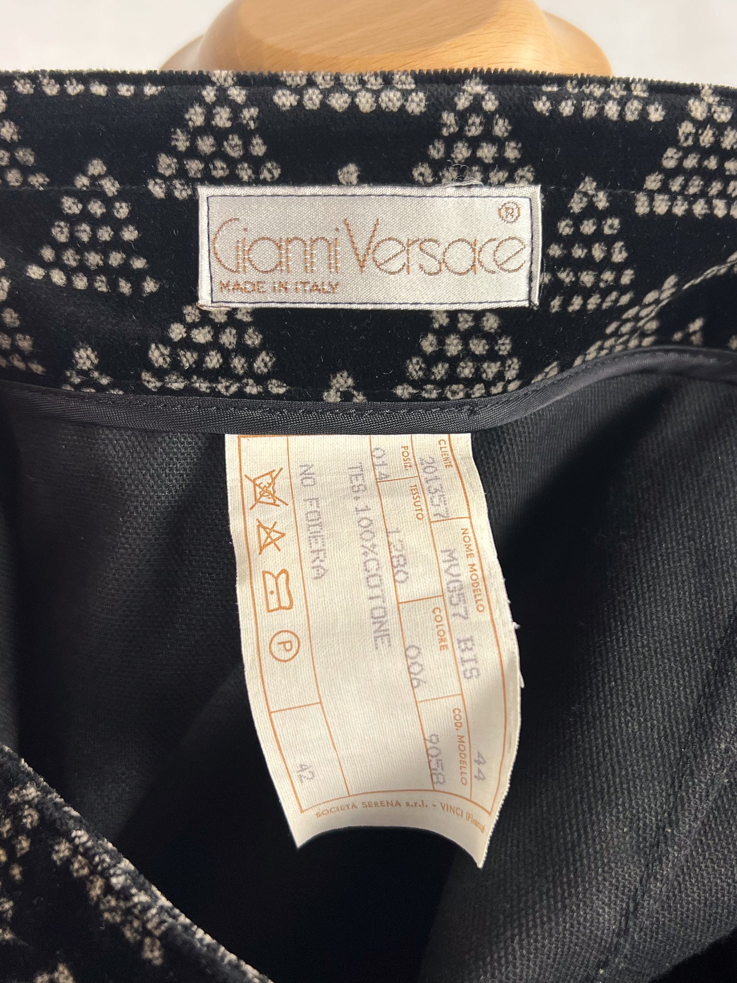 Completo Montone e Gonna Gianni Versace 1985