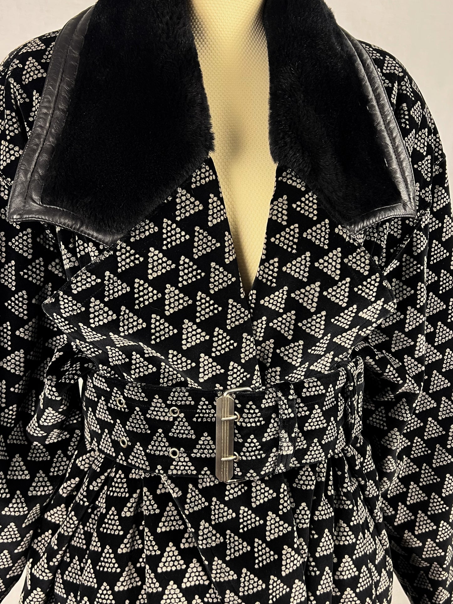 Completo Montone e Gonna Gianni Versace 1985