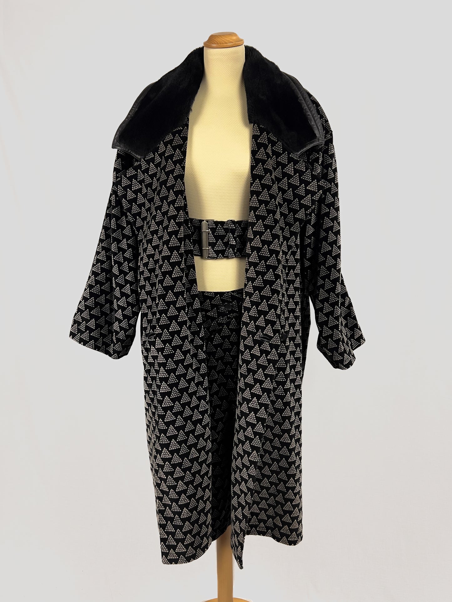 Completo Montone e Gonna Gianni Versace 1985