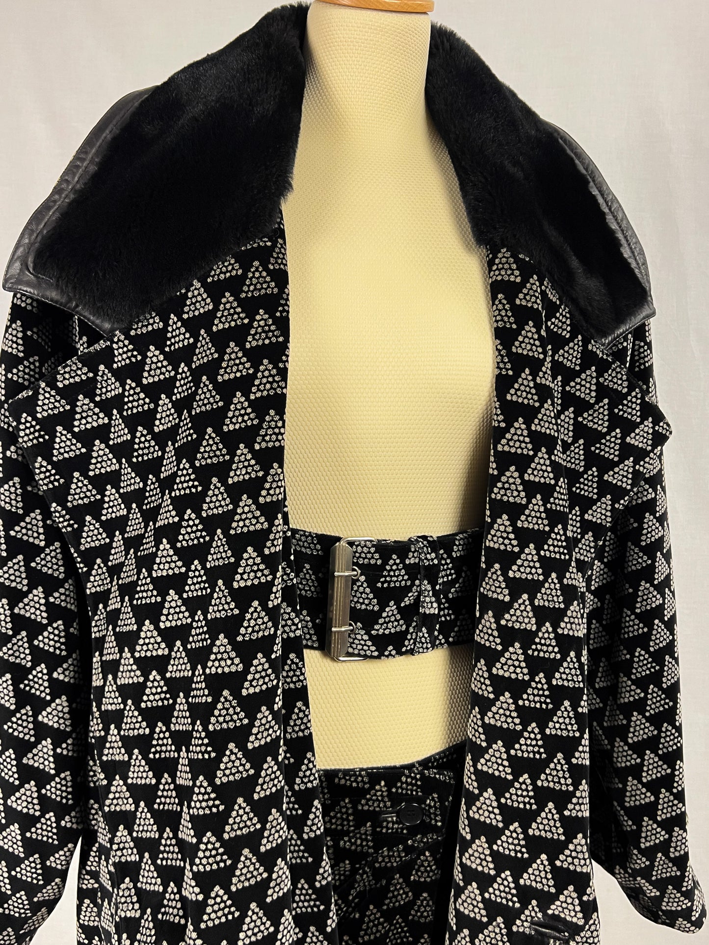 Completo Montone e Gonna Gianni Versace 1985